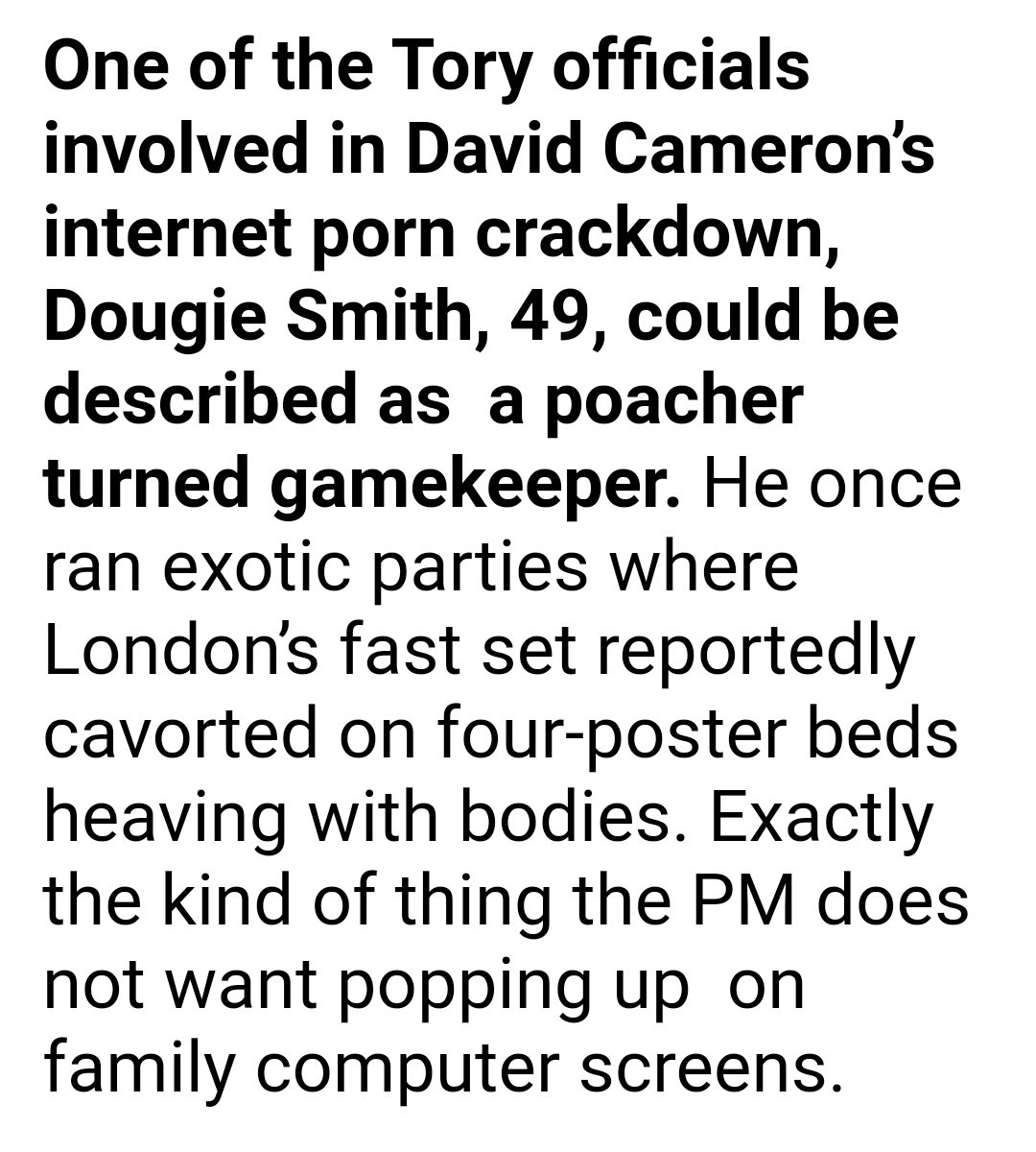 ... and organiser of orgies by night!How bizarre that BoJo the Clown should employ as one of his five closest confidentes a veteran Living Marxist whose husband organises sex parties!