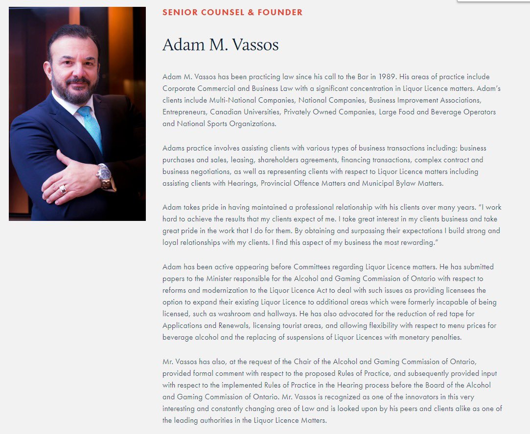 This is Toronto Cannabis Lottery Winner Helene Vassos & Her Husband Adam.Their Law Firm Vasso is special counsel to the  @Ont_AGCO ... No Conflict of Interest to See Here   #Potstocks