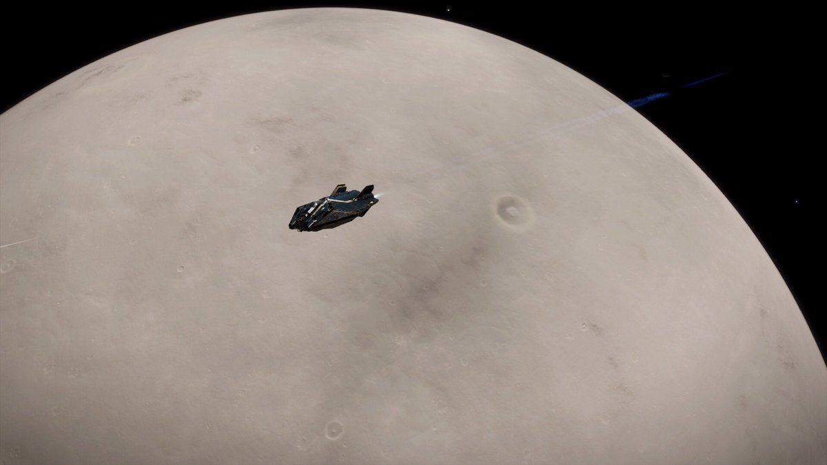 Niibl's tweet photo. Day 352 - Expedition Aqua
Me alone in the Black
Orbiting an orange terraformable HMC, 869 C, with a water rich CO2 atmosphere, a terraformable rock moon, -11 C, with a sulphur dioxide atmosphere.
@EliteDangerous
@GalPhotoED
#EDPostcards
@MissionFarsight https://t.co/KyLDYCM1h8