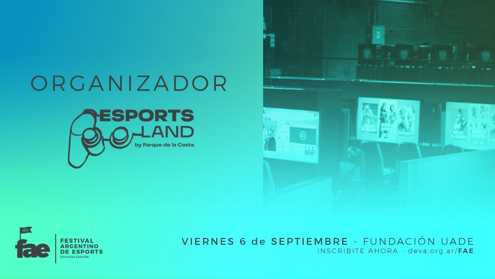 devaesportsarg's tweet photo. FAE 2019

Ya sabías que estamos en la cuenta regresiva para el 6 de Septiembre. Pero lo que no sabias es que en esta edición está organizado por EsportsLand la arena Esports más grande de LATAM ubicada en Parque de la Costa,Conocelos !!
@esportslandarg
#FAE  #eventosgamers https://t.co/Gn0cboPak7