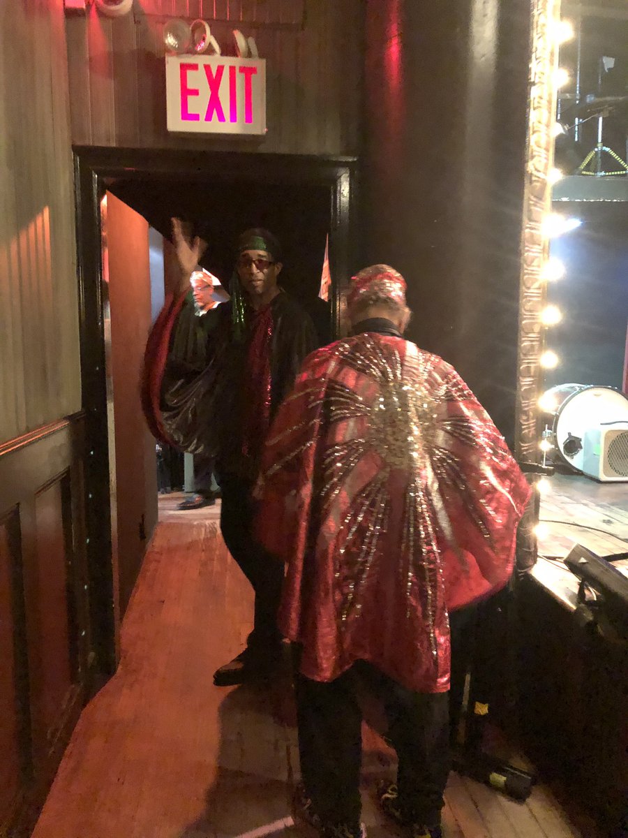 ChangingSameFM's tweet photo. #RT @SunRaUniverse: RT @sivadda1: With Marshall Allen at Union Pool Brooklyn https://t.co/dy9ab5kgyM