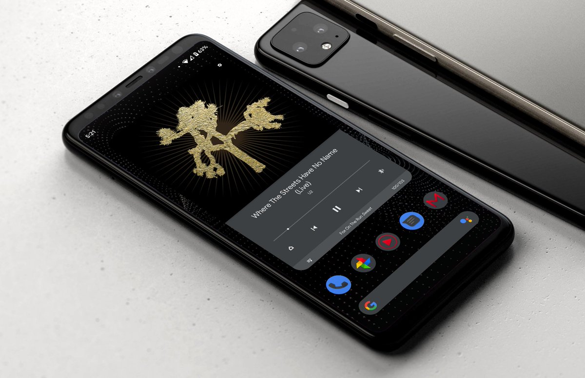 What I'll be wearing when #Android10 drops. 

#Pixel #Android #androidq 
#klwp #kwgt #ahxmin 
#wallpaper credit @Hk3ToN 
#icons credit @FracJarek