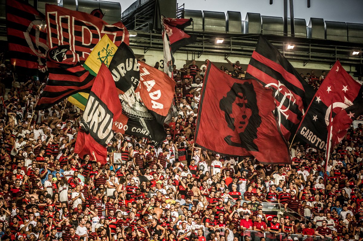 Flamengo's tweet photo. Mais um show da Nação! 👏🔴⚫️

📸 Alexandre Vidal https://t.co/98olTa1MWC