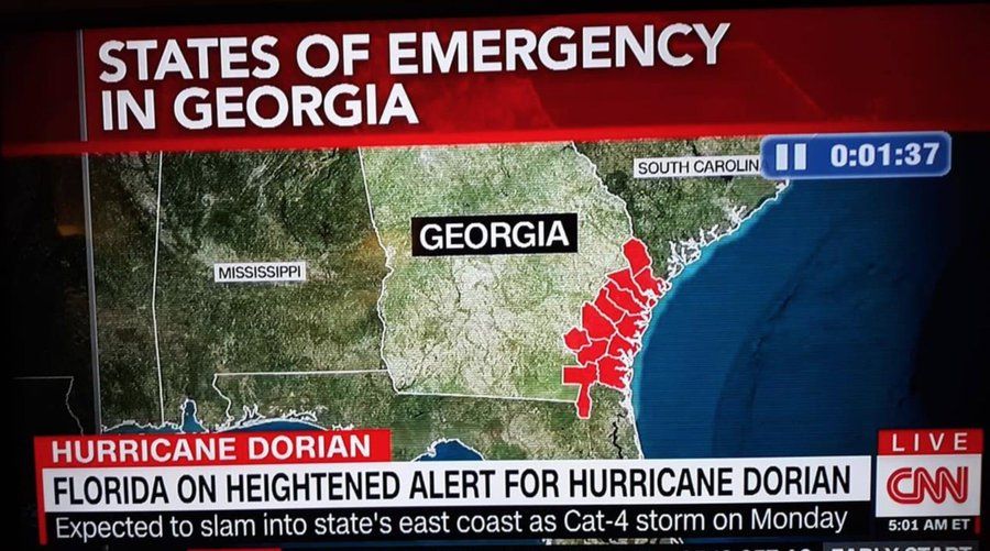 TaraIncognito's tweet photo. @CNN is this real? Did you really mislable Alabama? https://t.co/sMmCpS4xpi