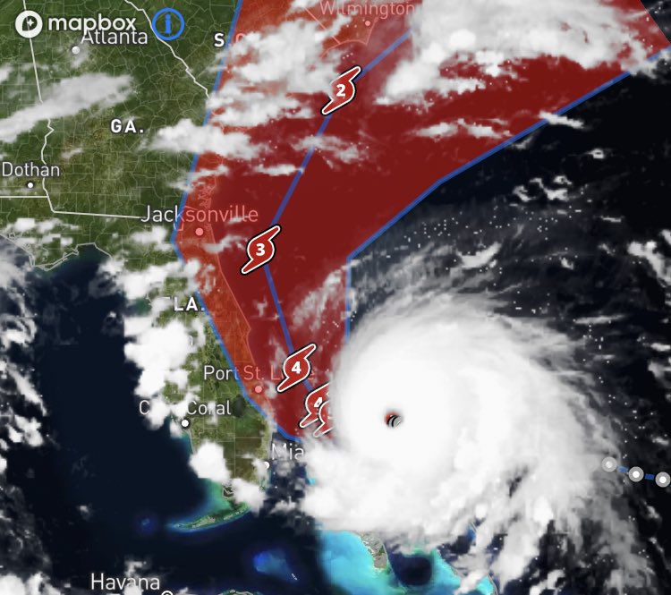 Hurricanes2019's tweet photo. An absolute monster! Stay safe everyone. #HurricaneDorian #Dorian #Dorian2019 #hurricane #storm #Bahamas #prayforbahamas https://t.co/M4VZ9QnF4B