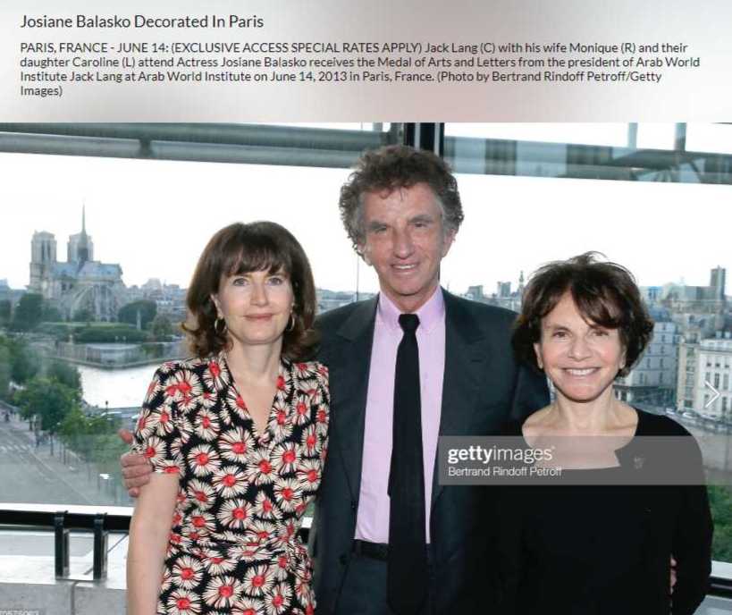 This is the correct one. Lang used to work for Robert Maxwell's companies. Her Father, Jack Lang, a french politician, has admitted to visiting Epstein's Ave Foch apartment and invited him to France more recently.h/t  @fred062811 thanks for the heads up. 