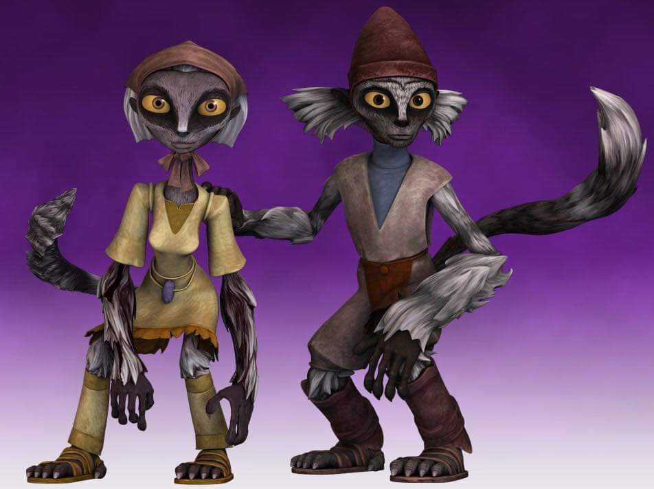 ClaytonPilbro's tweet photo. Happy #IntergalacticPrimateDay These are the #Lurmen (a #lemur like race shown in #StarWarsTheCloneWars).
#InternationalPrimateDay #PrimateDay #Primates #ProtectWhatYouLove #ConservationThroughCreativity #conservation #nature #art #design #StarWars https://t.co/STaa436Uai https://t.co/nwxG9RjXP6
