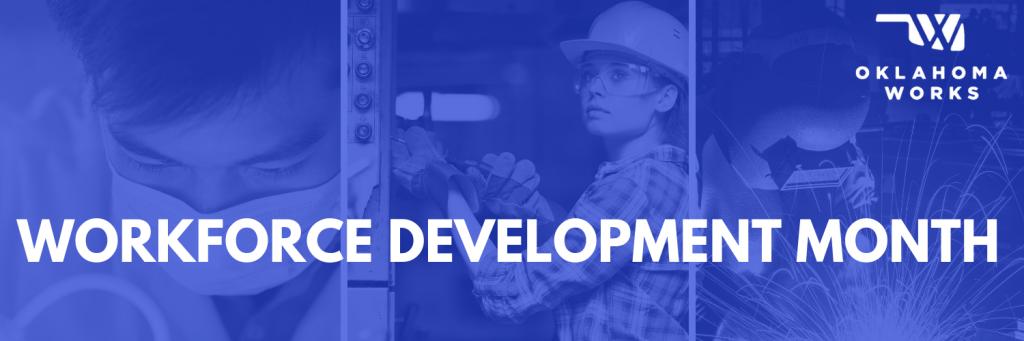 OKLAworks's tweet photo. September 1 is here and we are excited to announce Gov. Kevin Stitt has proclaimed it Workforce Development Month in Oklahoma! Throughout this month we will be sharing success stories from across the state. Keep an eye here and #OKWFDevMonth as we tell Oklahoma's workforce story. https://t.co/XoKoN7hxjN