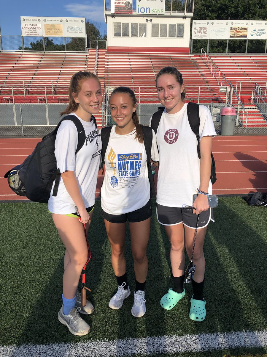 pompgsoc's tweet photo. 2019 Captains Announced: Maddie Mooney, Holly McFarland, and Kate Johnson. Congratulations! #pompgsoc #PantherPride @ctvoicesnews @rep_am https://t.co/NZs1Lj7B6Y