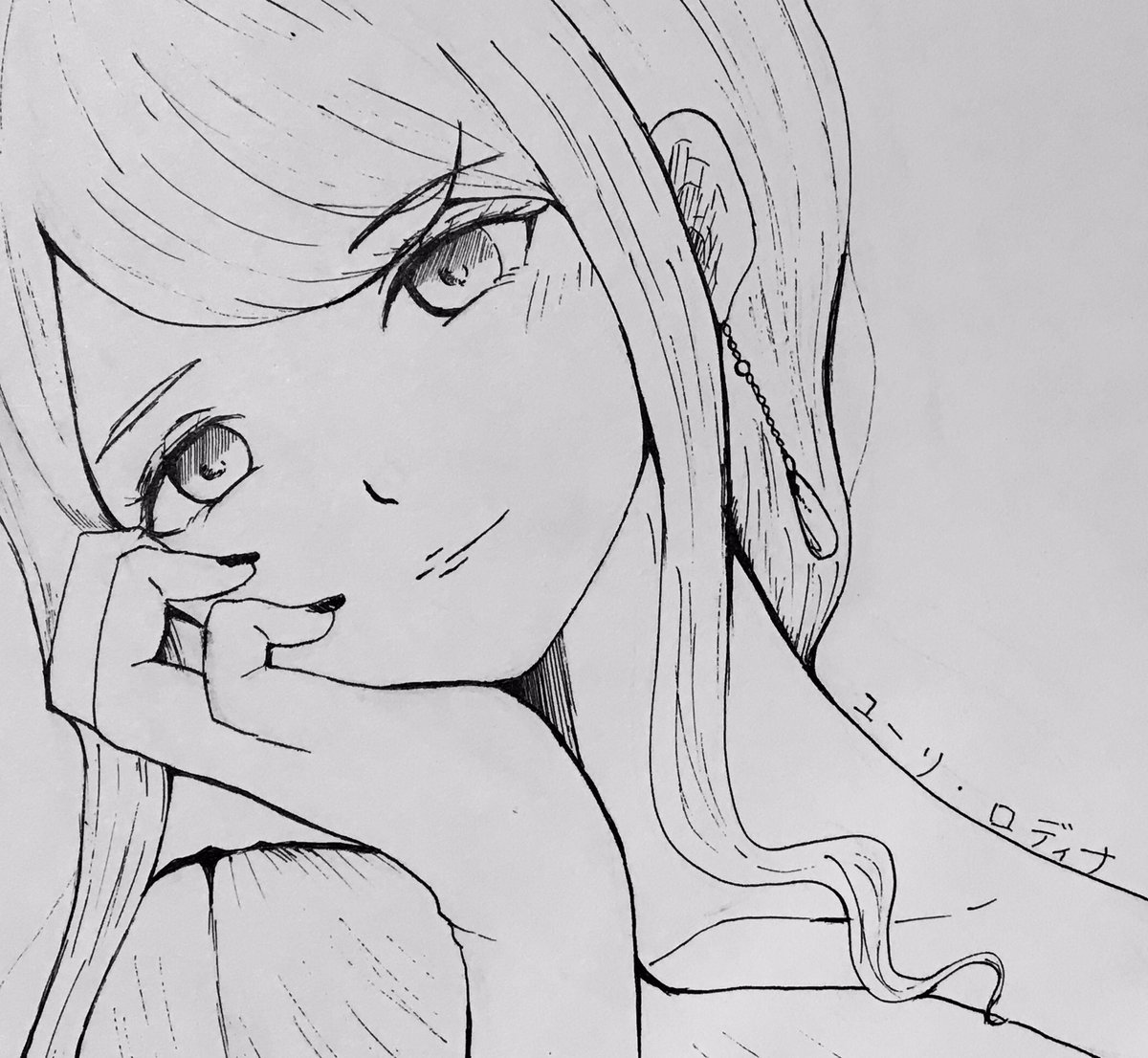 「病み上がりだし、パソコンで絵描くと目疲れちゃうからアナログでリハビリしよーっと」と思って描いたら、こっちのが大変だった🙂

ユーリくんには肩出ししてほしいという願望 
