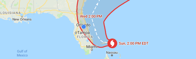 FLShoreFishing's tweet photo. Here is the most recent track for #HurricaneDorian.  Stay safe out there!

#HurricaneDorian2019 #Florida #FloridaFishing https://t.co/yl0tbbImZX