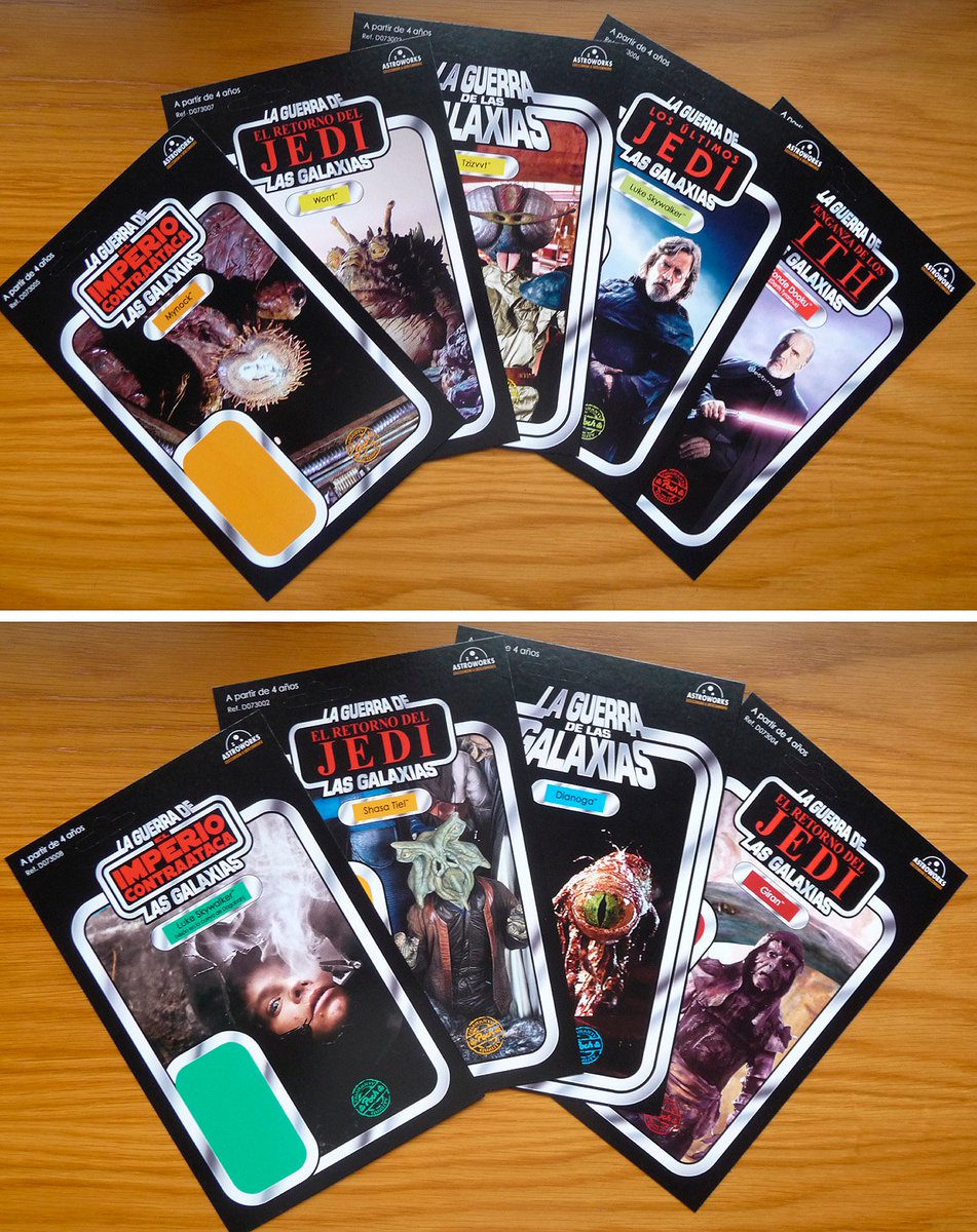 Empezamos septiembre haciendo experimentos... 🧪⚗️😉 #starwars #custom #cartones #cardbacks #madeinbarcelona #madeinspain #astroworks #figurasdeaccion #actionfigures