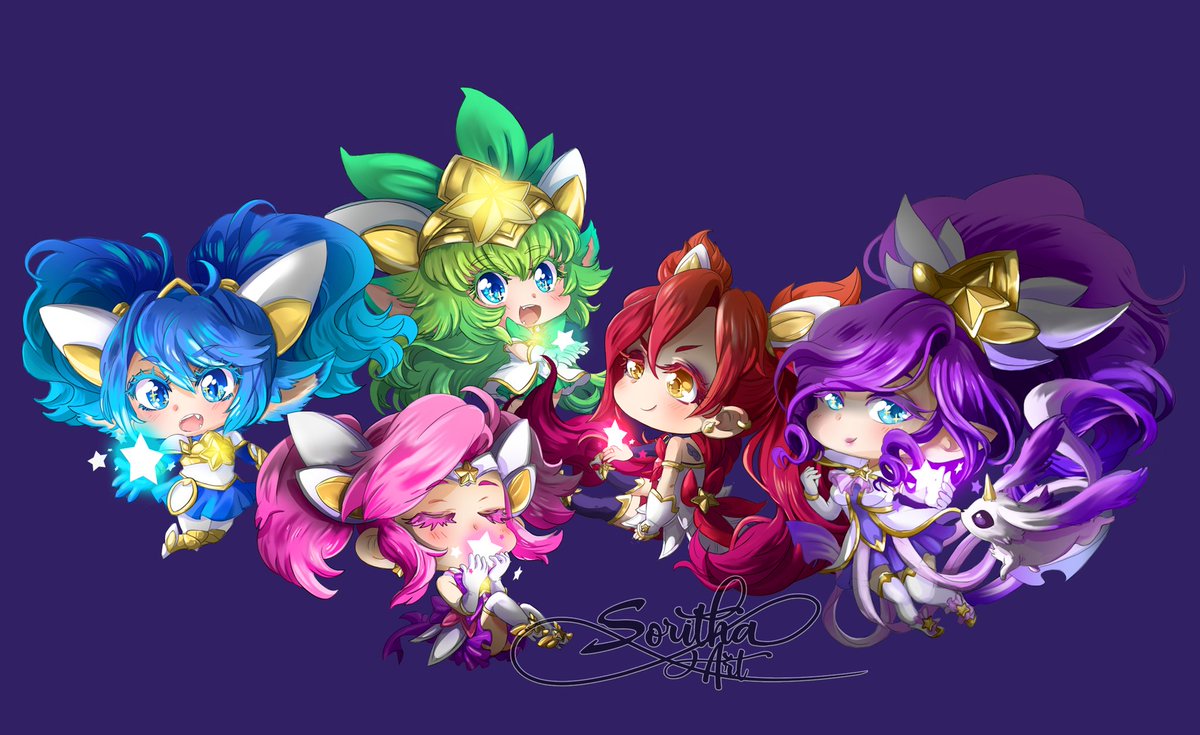 ArtSoritha's tweet photo. All my star guardians stikers 🌟🌟🌟💫💫
#StarGuardian #League_Of_Legends #starguardians https://t.co/Wly9KdwJQ5