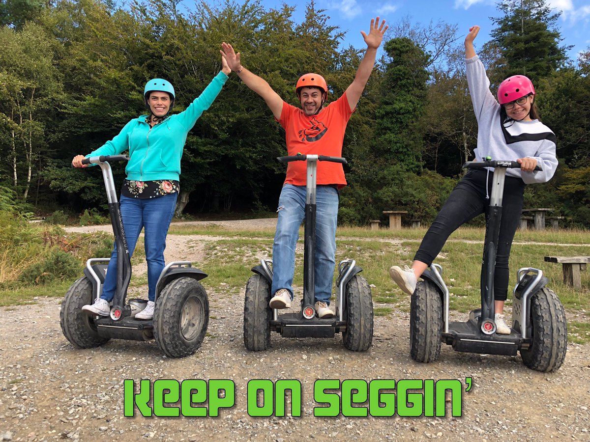 Now that’s co - ordination ! #gosegway