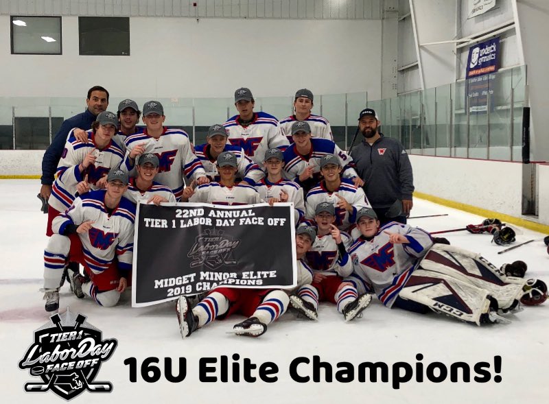 CHAMPS!!! <a href="/MFYHAHockey/">Mid Fairfield Hockey</a> wins 16U Elite division after defeating Boston Jr. Eagles 3-0!