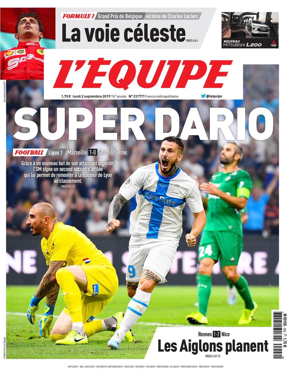 L'Équipe tweet media