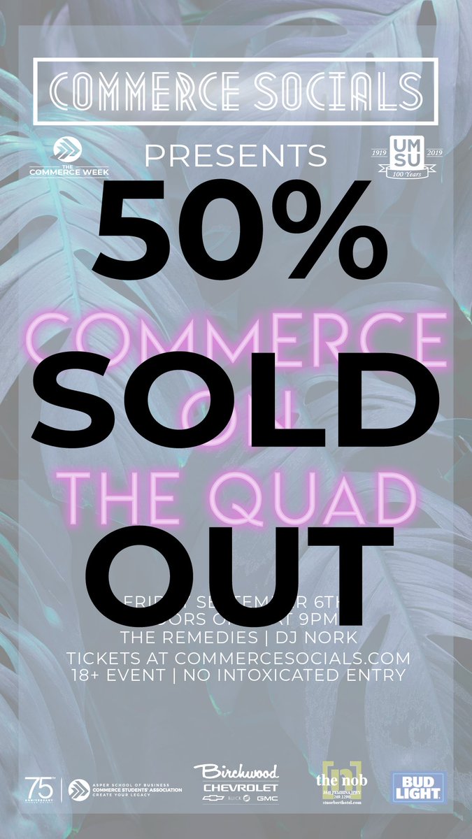 CommerceSocials's tweet photo. Get your tickets now, they’re selling fast! Link is in our bio! https://t.co/2A2BmWxyin