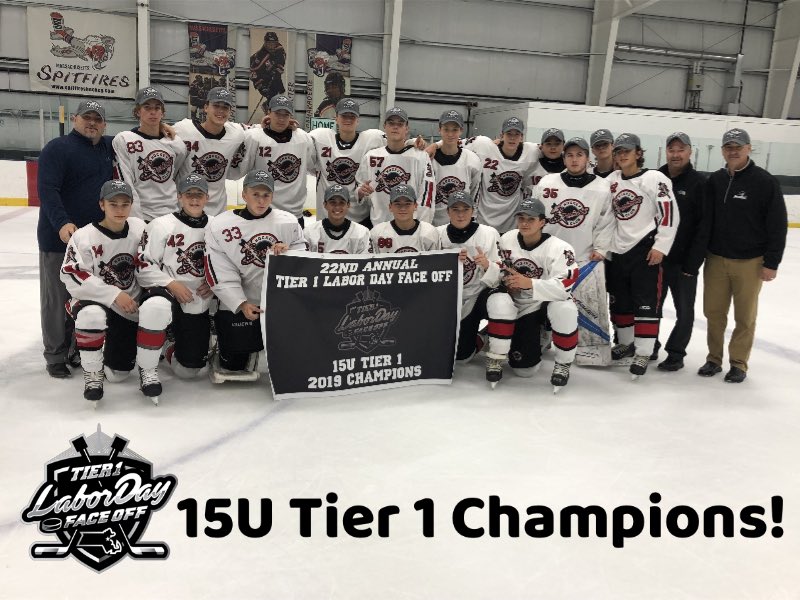 CHAMPS!!! Saint Hockey Club wins 15U Tier 1 Division!