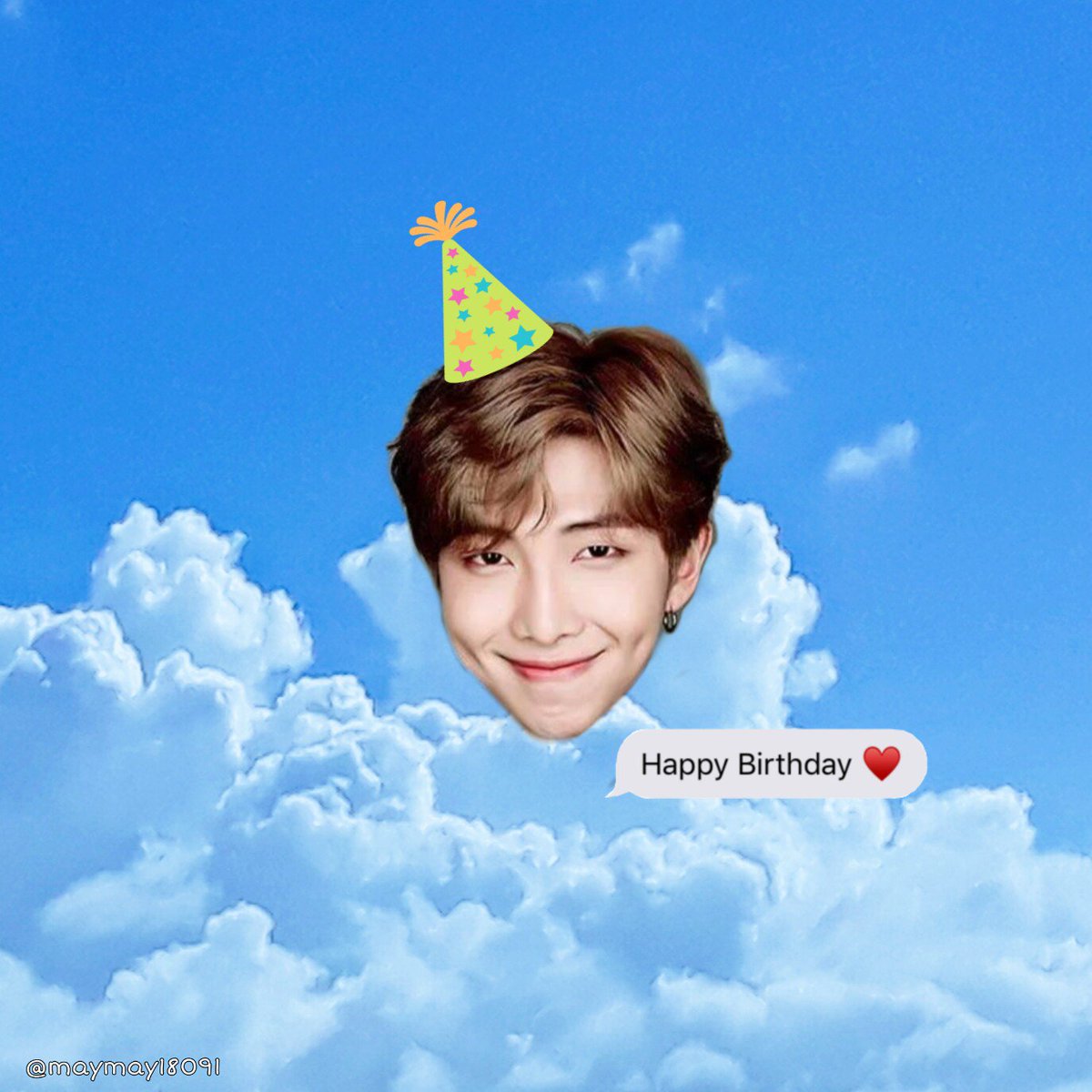 Maymay18091's tweet photo. Sao đây sao đây :3
#HappyRMDay #HappyBirthdayNamjoon #HappyNamjoonDay
#PerfectLeader ✨👑 https://t.co/iHtkDR5Yin