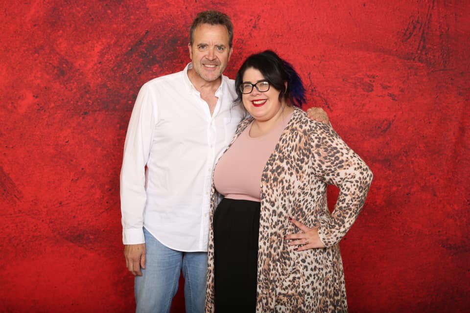 coolwatersprods's tweet photo. Thank you @FeatureWeekend! @Tom_WoodruffJr & #BillyBryan had a blast meeting their fans. Thanks to all who came & to @WolfStudiosTX for such great photos! #CreatureFeatureWeekend https://t.co/GJwkszUZX5