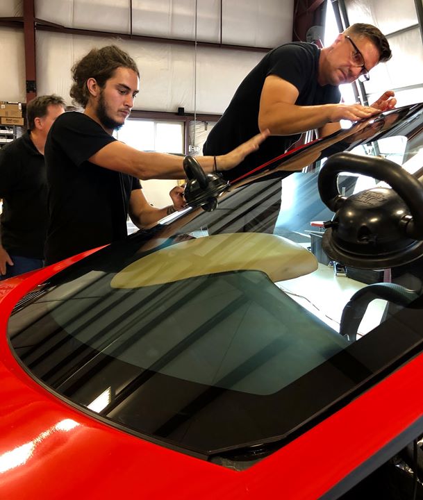 FlyingSportsCar's tweet photo. We couldn't show you these photos back in July because we were waiting to unveil the Ferrari Red prototype at AirVenture. This beautiful custom windshield was made for us by ProCurve Glass!
FAQ: Do you have windshield wipers?
Answer: YES! https://t.co/WlhAK1VIOi