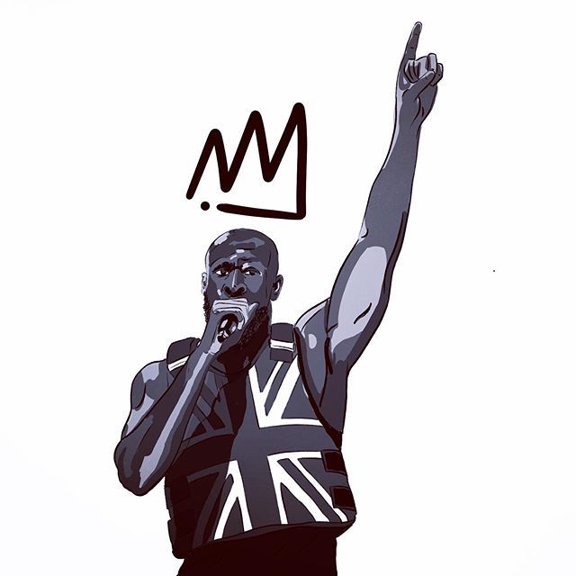 “But heavy is the head that wears the crown.” Been playing around with #adobefresco trying out a few pens and brushes. We adore this guy in the studio <a href="/stormzy/">Stormzy</a> long may he reign. #merky #illustration #adobe #drawing #ipadpro #illustrate #design #stormzy … ift.tt/2ZHwzcM