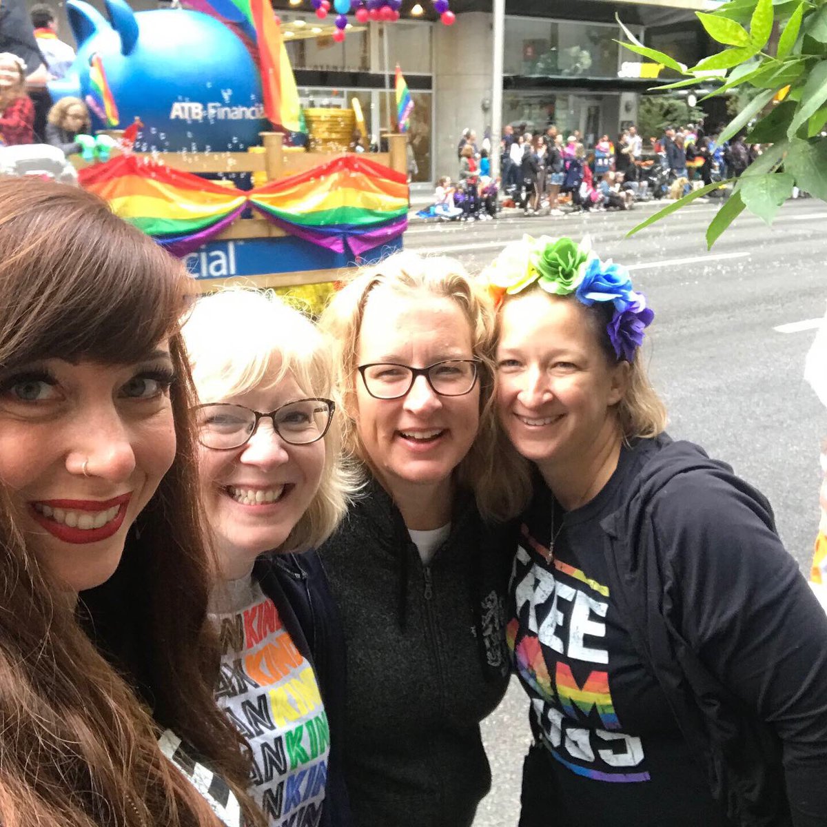 debbiebuttwhat's tweet photo. Always a great time attending #yycprideparade #yyc https://t.co/hQr324glGN