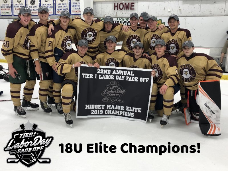 CHAMPS!!! <a href="/BostonJrEagles/">Boston Junior Eagles</a> defeat Little Bruins 2-1 in OT and make it back to back 18U elite titles!