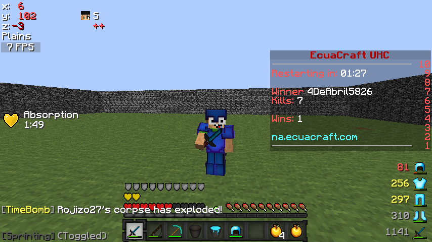 RubiinhoLokuras's tweet photo. GG Win UN FFA :D En @EcuaUHC TY FOR HOST:@Dqnuki Y JOHN #TeamPerron 7 kills 100 Players Dedicada a:@Alqn5826 @Dqnuki @Pitufoslokuras @iMexicqn7u7 @moodAguZ @EleRicardoBM @h_errera7 @Dqnuki @IrvingSoldier_ @Frqnco5826 Y ESPECIALMENTE A @HebersMaster PARA TI BB<3❤️ OJO A LOS 7 FPS https://t.co/hkZ84XVm3H