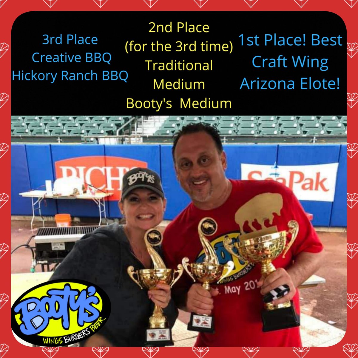 bootyswings's tweet photo. I guess we'll need another suitcase!🤣
BOOTY'S is bringing some hardware back to #ARIZONA!!
@WingFest #wingfest19
@sonoranliving @azfamily @scottpasmoretv @TessRafolsTV @GaryHarper3TV https://t.co/IjCcANodP4