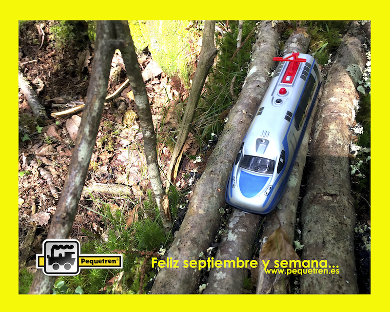 Pequetren's tweet photo. Desde Pequetren os deseamos una feliz semana y un buen comienzo de este septiembre.
¡Jugad con los peques! Que todavía les quedan vacaciones
https://t.co/HTuntvVHOm
#pequetrenmasquetrenes #trendelabruja #renfe #Amazon #Diversal #unjugueteunailusion #Spielwarenmesse https://t.co/cA0LbaoiTN
