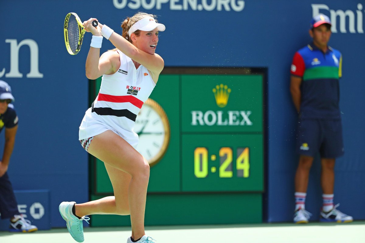 Uzivatel 東レppoテニス Na Twitteru Usオープン7日目 4回戦でジョアンナ コンタがカロリナ プリスコバを6 7 1 6 3 7 5 ワン チャンがアシュリー バーティを6 2 6 4で倒し準々決勝に進出 Usopentennis Usオープンテニス Karolinapliskova Johannakonta