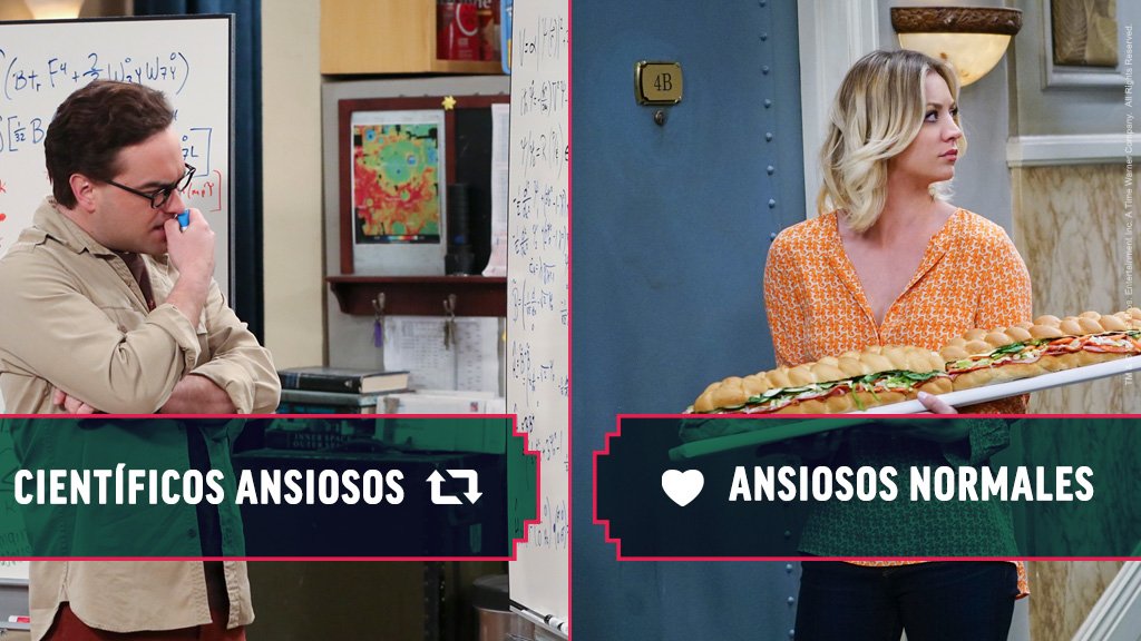 La ansiedad se nota cuando se acerca una #MaratónTBBT. Tú, ¿de qué lado estás? 😆🤣😂 #BigBangTheory