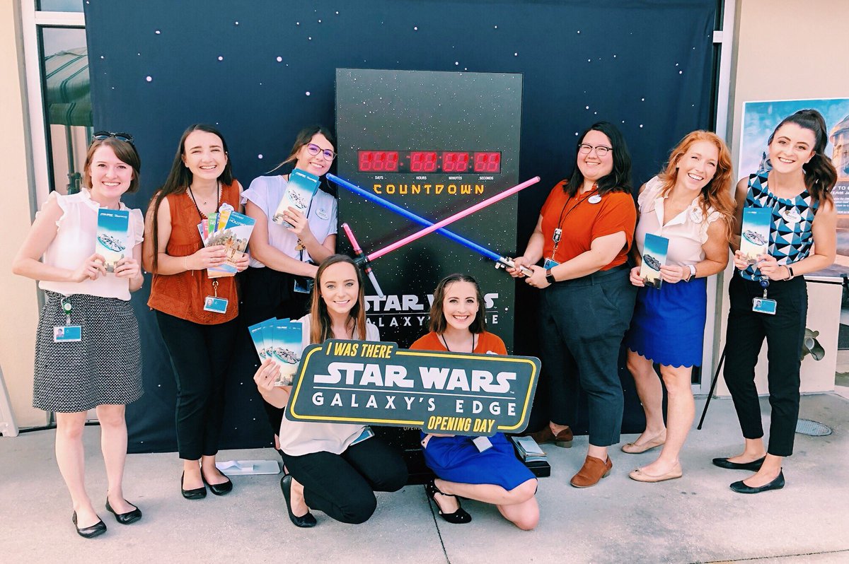 Celebrating a successful opening of Star Wars: #GalaxysEdge with an incredible team of communicators!