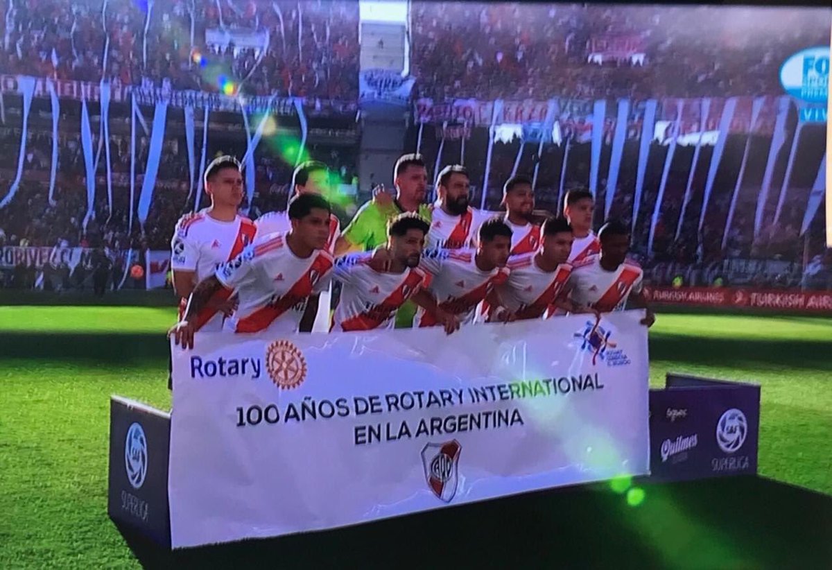 rotarycaballito's tweet photo. 100 años de Rotary International en Argentina. @Rotary @BocaJrsOficial @RiverPlate #distrito4895 https://t.co/PhaQ2EL2yn