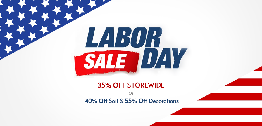 Labor Day #Bonsai Sale at DallasBonsai.com - 35% Off Storewide &amp; 40% Off Soil + 55% Off Decorations!