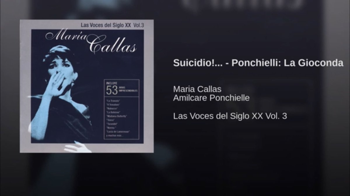 🇮🇹  En agosto 31 (o septiembre 1) de 1834, nació el compositor italiano Amilcare Ponchielli.
(f. 1886)

#MariaCallas • 
Suicidio! «La Gioconda» A. Ponchielli

⏯ youtu.be/M6-LwkLIIic