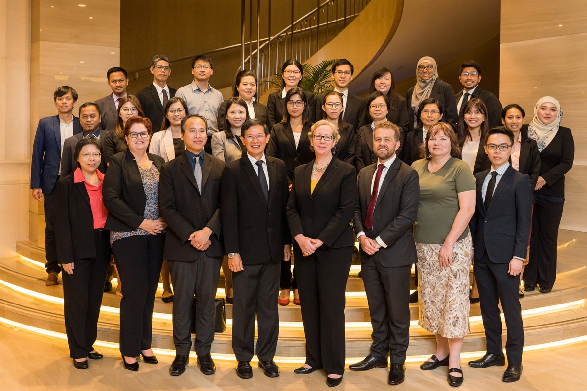 AUSTRAC's tweet photo. We’re in week 2 of the Regional Financial Intelligence Analyst Course in Singapore, which will continue to build capability in the ASEAN region and provide expert insights into #MoneyLaundering and #TerrorismFinancing threats and risks. https://t.co/cV4Nd72hYT