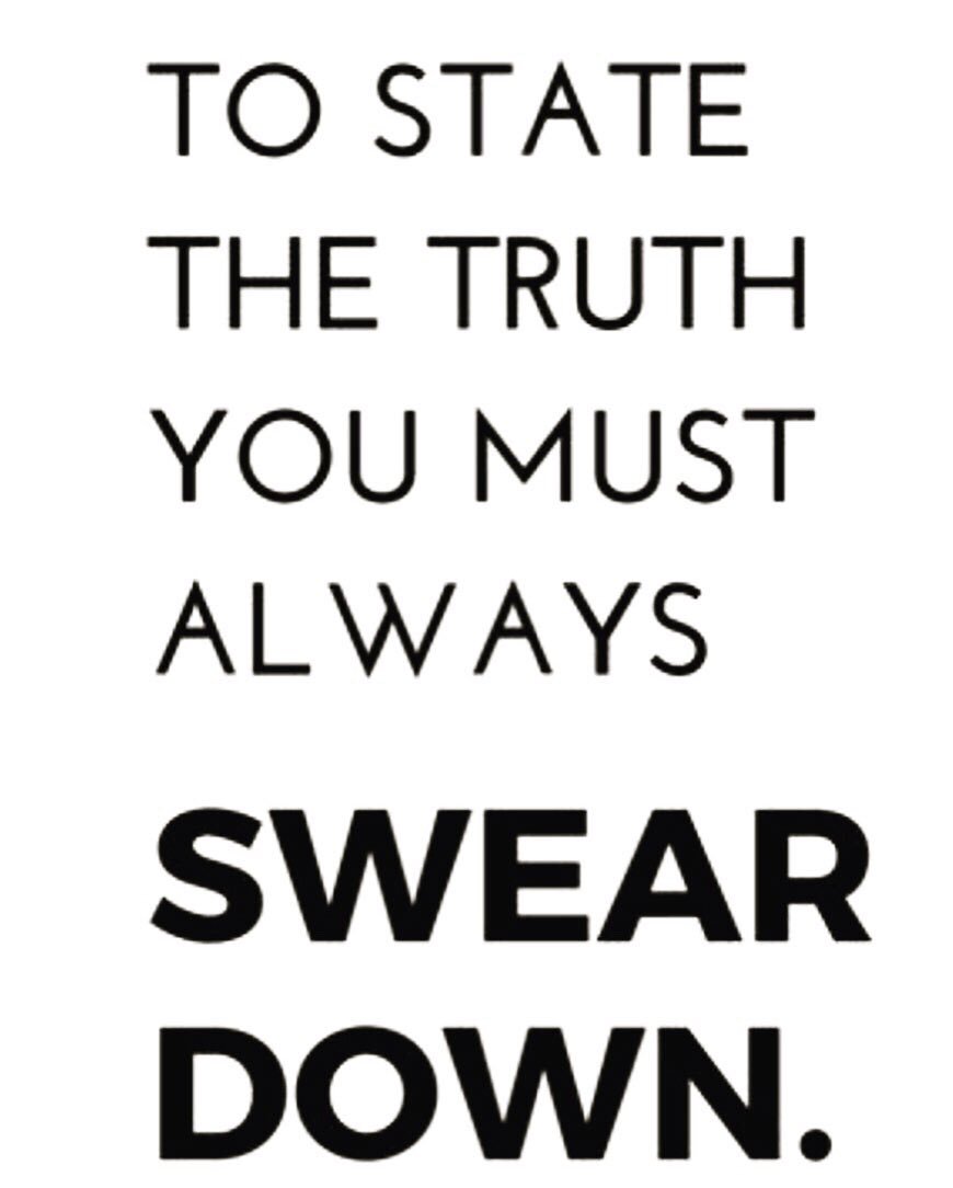 OddStitchUK's tweet photo. To state the truth you must always.....SWEAR DOWN. Available to order now #newshirtalert #sweardown #oddstitch #zerofcksgiven #unisexclothing #clothingbrand #independentbusiness https://t.co/mqfMMNF8Vl