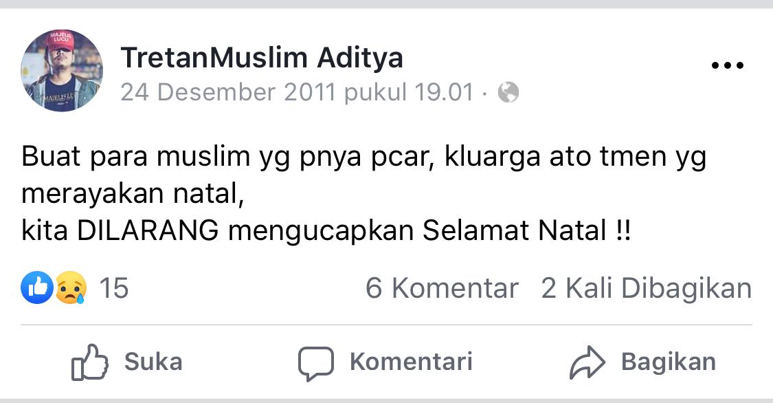TretanMuslim's tweet photo. I was there bro..
❌❌❌
Apa yg membuat pola pikir saya berubah ?
Bertemu banyak org yg memiliki kepercayaan berbeda. Toleransi hanya bs di pelajari klo kita terjun langsung berkumpul dg berbagai macam kepercayan, salah satunya berteman dg hell citizen seperti @pardedereza https://t.co/8ieXMytlMd