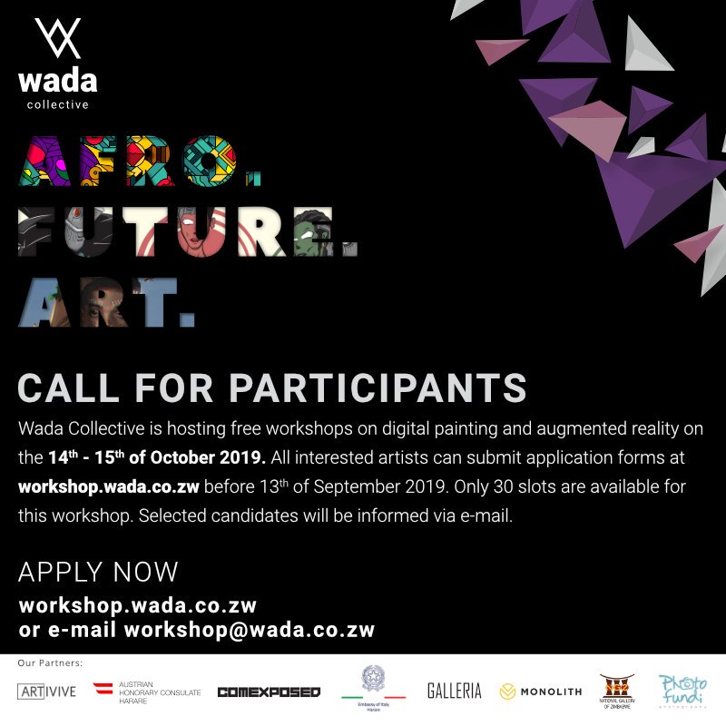 wadacollective's tweet photo. Apply now for the Wada Collective Workshop today! We've extended the deadline to 13 September 2019 due to technical problems on our previous form that stopped some of those interested from applying . To apply, follow this link -> https://t.co/vWSDE1Yd9x https://t.co/5MuQeljPee