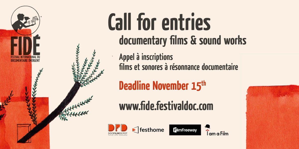 lesimpatientes's tweet photo. [Fidé 2020] C'est la rentrée ! ⏰  Inscrivez vos films sur notre site jusqu'au 15 novembre  ! // Back to school ! ⏰ Register your films on our site until November 15!
➡️  https://t.co/kVWdRvZ9he
#fide2020 #fidefestival #studentfilms #filmsdetudiant https://t.co/7YMZQJUxz4