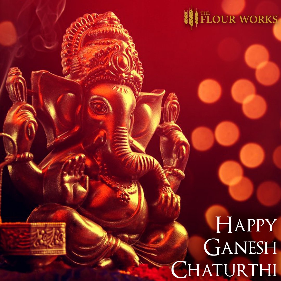 TheFlourWorks's tweet photo. May this festive season bring you prosperity, good fortune, happiness and peace. The Flour Works wishes you all a very Happy Ganesh Chaturthi! https://t.co/LRMdl7rqkD