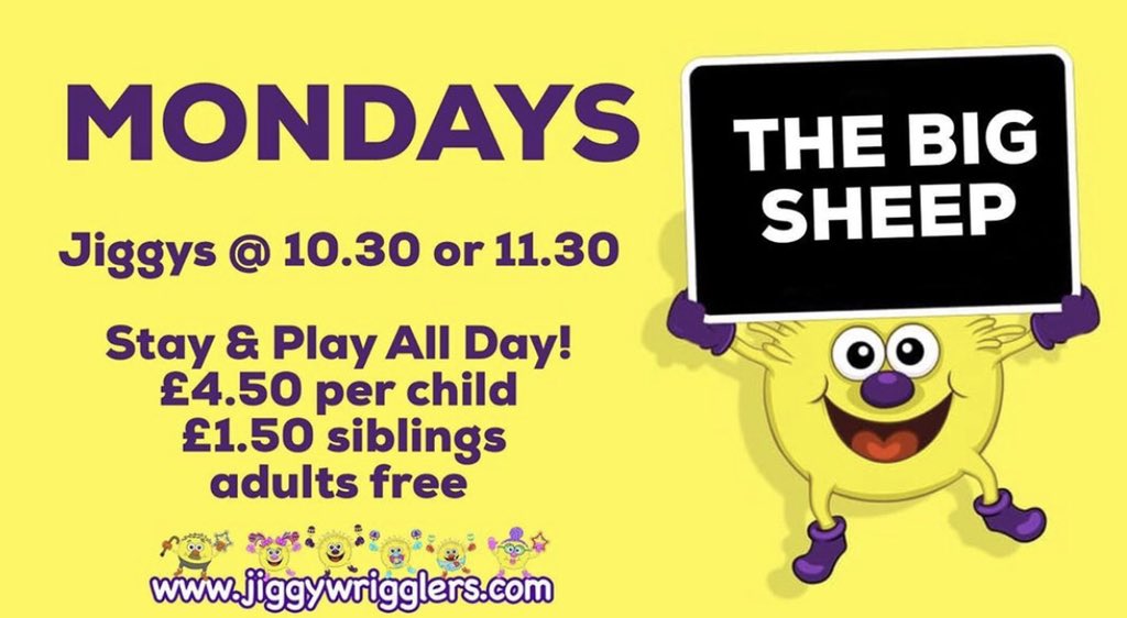The first of the autumn term classes is TODAY! Claire <a href="/JiggyDevon/">JiggyWrigglersDevon</a> will be on top form - hugely popular for toddlers &amp; their parents <a href="/bigsheepdayout/">The BIG Sheep</a> - hope to see ewe too !