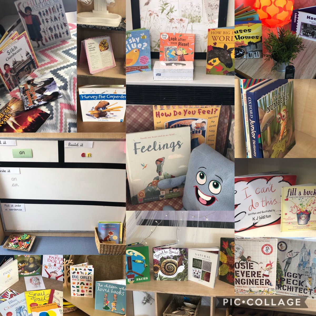 B O O K S  📚We have a discreet reading area but we also have books in every single part of the classroom, linking to whatever resources are there. These can be fiction or non-fiction depending on relevance. Just a small selection..#eyfs #eyfstwitterpals #eyfswow #edutwitter