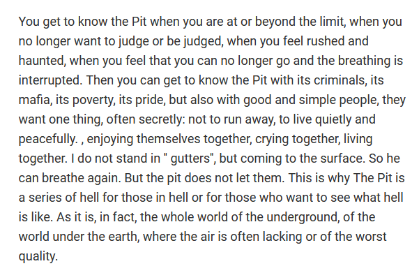 FLiliac's tweet photo. Just with Google Translate 😊i don't know english wery well 🙂 Cumali is next ... if I were to give him a feature I would call him the pit rebel ... but I want to study him more...😊
#salih #alicio #thepit #cukur #turkishdrama https://t.co/eHdu9yKPNS
