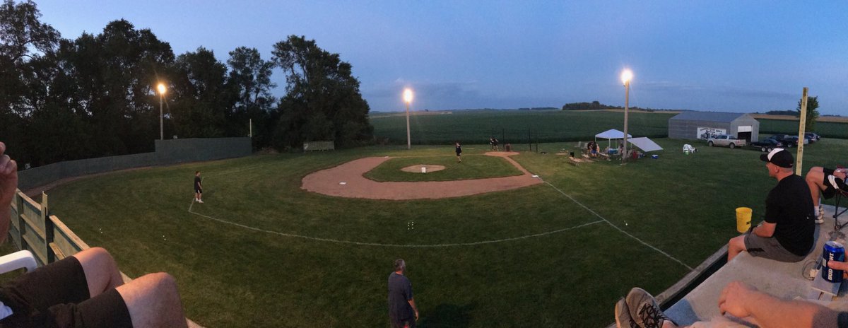 Yankee tradition, our year end whiffle ball tourney under the lights