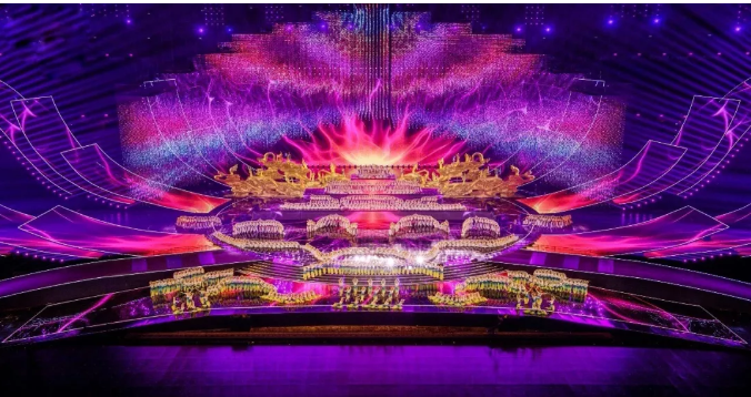 EnvyLighting's tweet photo. #亚洲文化嘉年华Asian Cultural Carnival #Beijing, China 

The 15,000-square-meter stage is the largest dance ever in the "Bird's Nest",created a world record dot matrix 3D suspension imaging stage, the art of dance beauty is pushed to the extreme level. https://t.co/rjAo0uefSo