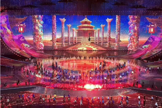 EnvyLighting's tweet photo. #亚洲文化嘉年华Asian Cultural Carnival #Beijing, China 

The 15,000-square-meter stage is the largest dance ever in the "Bird's Nest",created a world record dot matrix 3D suspension imaging stage, the art of dance beauty is pushed to the extreme level. https://t.co/rjAo0uefSo
