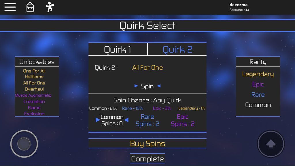 Overhaul Quirk Boku No Roblox - 